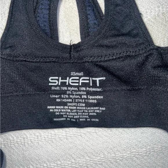 Shefit Womens Adjustable High Impact Sports Bra Size XS Gym Workout Running - Picture 6 of 8